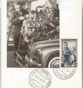 54544 -  ITALY - POSTAL HISTORY: MAXIMUM CARD - 1952  WORK Mechanics