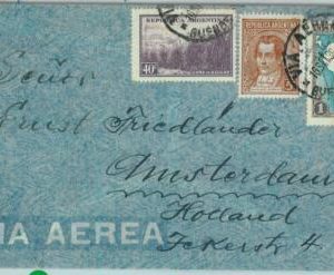 93947 - ARGENTINA - POSTAL HISTORY - AIRMAIL Cover to HOLLAND  1939