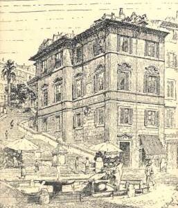 ab0893 - CARTOLINA D'EPOCA - ROMA Città : The Keats-Shelley Memorial Home