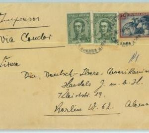 93888 - ARGENTINA - POSTAL HISTORY -  Cover to GERMANY Via CONDOR  1937