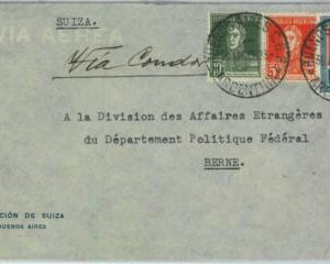 93809 - ARGENTINA - POSTAL HISTORY - AIRMAIL Cover to  SWITZERLAND  1935