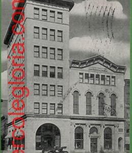 ah2205 - VINTAGE POSTCARD - MASONIC  Temple, Sherman Block, Watertown, N.Y.-1911