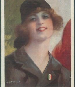 LIB053 - CARTOLINA d'Epoca MILITARE Propaganda - MONESTIER Giovinezza Giovinezza