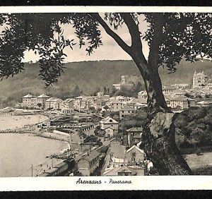 ab2263 CARTOLINA D'EPOCA GENOVA  Provincia : Arenzano