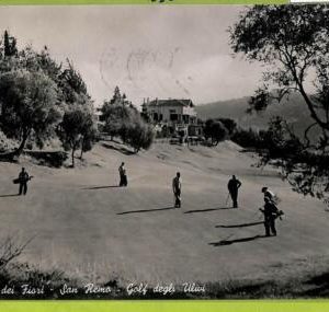 af6733 - ITALY -  VINTAGE POSTCARD  - Sport ,Golf - 1956 SAN REMO