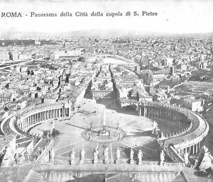 ab0555 - POSTAL VINTAGE - ROMA Ciudad: Cúpula de San Pedro