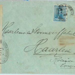 93865 - ARGENTINA - POSTAL HISTORY -  CENSORED Cover  to HOLLAND 1916