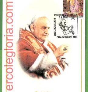 32703 - ITALY - OFFICIAL MAXIMUM CARD  - 3.9.2000 -Religion, Papa Giovanni XXIII