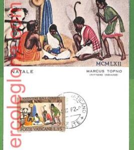 32744 - VATICAN -  MAXIMUM CARD  - 1962 - Religion