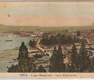 55798  -- CARTOLINA d'Epoca - LAGO MAGGIORE:  Intra  1917