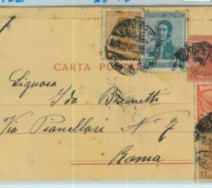 93805 - ARGENTINA - POSTAL HISTORY - Stationery LETTER CARD  to ITALY  1922