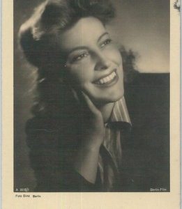 78752 - VINTAGE POSTCARD - CINEMA: Marianne Hoppe