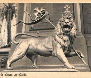 ab0612 - VINTAGE POSTCARD - ROME City: The Lion of Judah