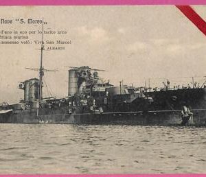 af8023 - ITALY - VINTAGE POSTCARD Ansichtskarten - 1915 - Ship  "S.Marco"" NAVI