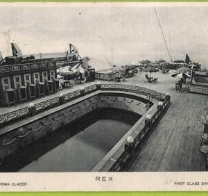 af7971 - Italy - VINTAGE POSTCARD Ansichtskarten - 1939- Ship "REX" Navi
