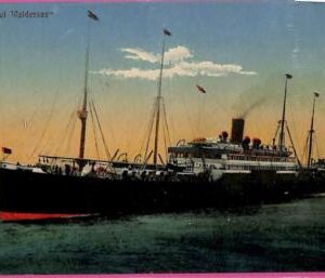 af8084 - VINTAGE POSTCARD Ansichtskarten - Ship "Graf Waldersee" Navi