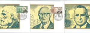 63757  - SPAIN - POSTAL HISTORY: set of 3  MAXIMUM CARD 1975 -  ARCHITECTURE