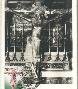 57387 - SPAIN - POSTAL HISTORY: MAXIMUM CARD 1930 - RELIGION