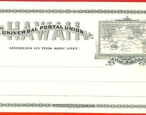 aa2642 - HAWAII United States - POSTAL STATIONERY Card - Scott  # UX8