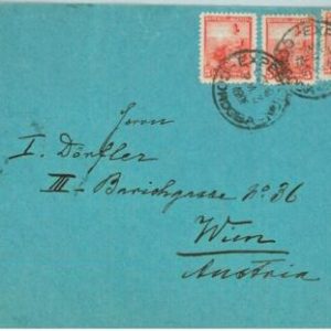 93784 - ARGENTINA - POSTAL HISTORY - Libertad Escudo on COVER to AUSTRIA  1906