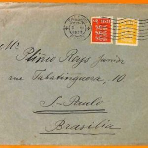 99135 - ESTONIA Estonia - POSTAL HISTORY - COVER from TALLINN to BRAZIL 1929