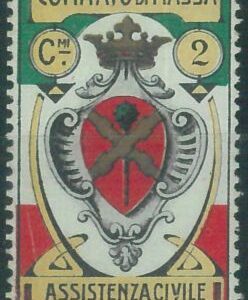 85929  - Poster Stamp CHIUDILETTERE d'Epoca - MASSA CARRARA Assistenza Civile