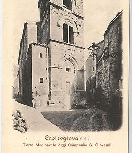 44071   CARTOLINA d'Epoca - ENNA - Castrogiovanni: TORRE MEDIOEVALE