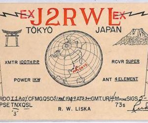 ad9209 - JAPAN- RADIO FREQUENCY CARD - Tokyo - 1949