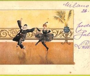 91571 - VINTAGE Illustrated POSTCARD - Glamour  PIERROT - 1904