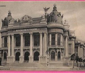 af9428 - BRAZIL - VINTAGE POSTCARD Ansichtskarten - Rio de Janeiro THEATRE