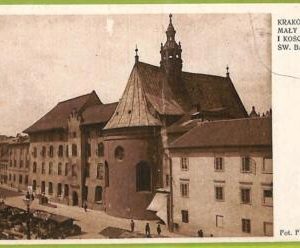 ae9788 -  POLAND  -  VINTAGE  POSTCARD - Krakow - Kosciol Sw.Barbary