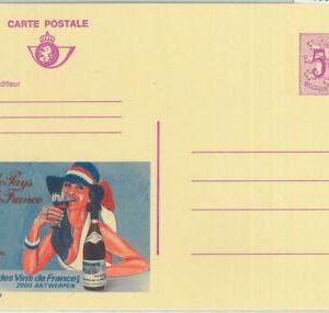 77836 - BELGIUM - Advertising  POSTAL STATIONERY CARD - WINE publibel 2683 F