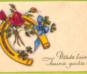ae9663 - Ansichtskarten VINTAGE POSTCARD - LITHUANIA - Happy New Year