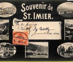 ad5155 - SWITZERLAND Schweitz - Ansichtskarten VINTAGE POSTCARD - St-Imier -1906