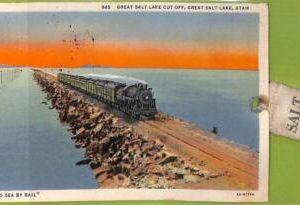 ah0346 - USA - VINTAGE POSTCARD - Great Salt Lake Cut-Off - UTAH - 1936