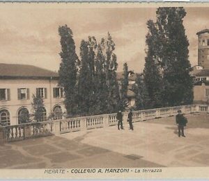 76903  - CARTOLINA d'Epoca - LECCO  provincia -  MERATE : Collegio Manzoni # 14