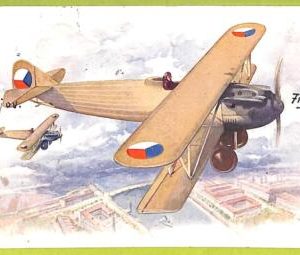 af5841 - Czechoslovakia - VINTAGE  POSTCARD  Ansichtskarten - 1937 -  AIRPLANES