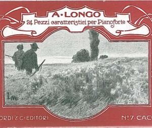 15995 - ITALY - VINTAGE POSTCARD : ADVERTISING - MUSIC : HUNTING