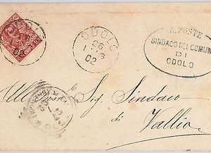 Brescia --- ITALIA REGNO:  storia postale - BUSTA / LETTERA : Odolo 1902