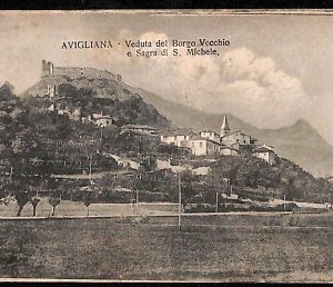 ab3543 - CARTOLINA D'EPOCA - Torino  provincia  - Avigliana  1922