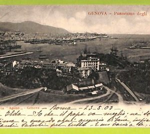 aa8808 - CARTOLINA D'EPOCA -  GENOVA Città : Panorama degli Angeli