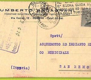 aa8871- CARTOLINA D'EPOCA  GENOVA Città
