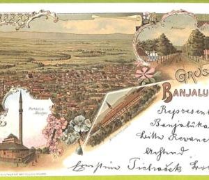 ae9365 - BOSNIA - VINTAGE  POSTCARD - Gruss aus Banjaluka - 1898
