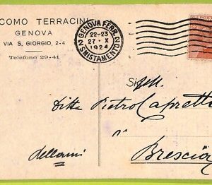 aa8884- CARTOLINA D'EPOCA  GENOVA Città