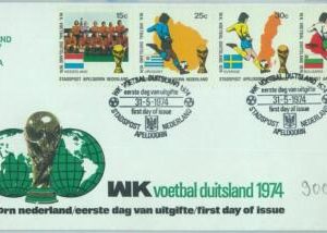 67884 - NETHERLANDS  - POSTAL HISTORY - LOCAL MAIL FDC Cover  1974: FOOTBALL