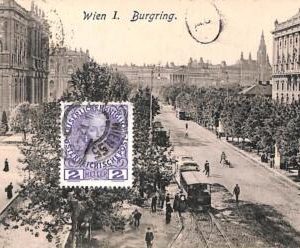 ab9908  - AUSTRIA - Ansichtskarten  VINTAGE  POSTCARD -  Wien - 1912
