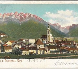 40925  CARTOLINA d'Epoca - BOLZANO  -  Dobbiaco  Toblach 1902