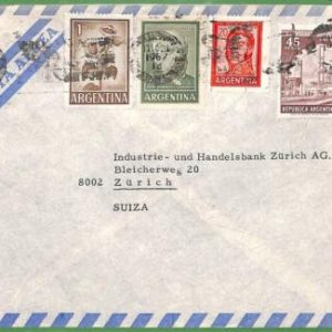 98813 - ARGENTINA - POSTAL HISTORY - Airmail COVER to SWITZERLAND 1967