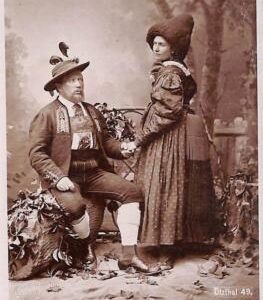 ac3444 - AUSTRIA - Ansichtskarten  VINTAGE  POSTCARD - Otzthal - 1900 Ethnic