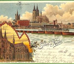 ah1343 - GERMANY - VINTAGE POSTCARD Ansichtskarten - Gruss aus Koln  Köln